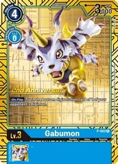 Gabumon - P-003 - P (2nd Anniversary Set) - Foil