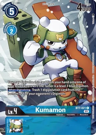 Kumamon - BT7-021 - P (2nd Anniversary Frontier Card) - Foil