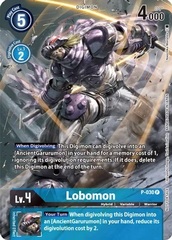 Lobomon - P-030 - P (2nd Anniversary Frontier Card) - Foil