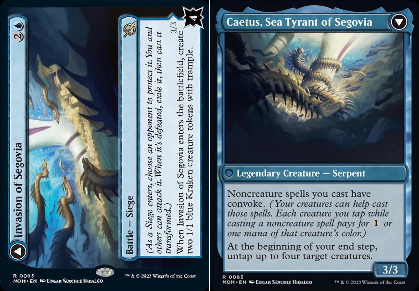 Invasion of Segovia // Caetus, Sea Tyrant of Segovia