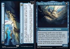 Invasion of Segovia // Caetus, Sea Tyrant of Segovia - Foil