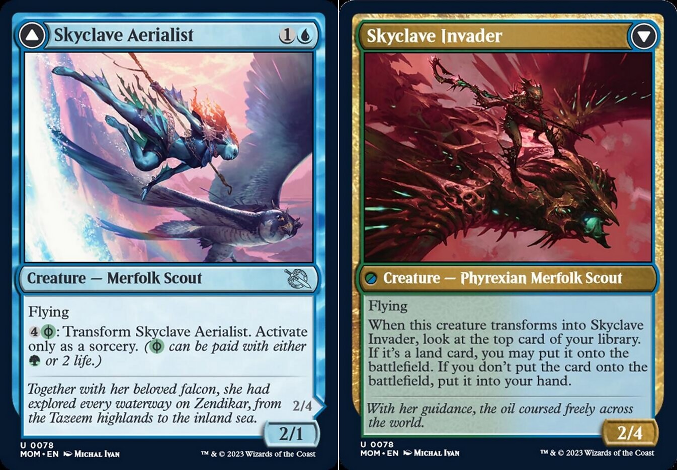 Skyclave Aerialist // Skyclave Invader - Foil