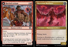 Harried Artisan // Phyrexian Skyflayer - Foil