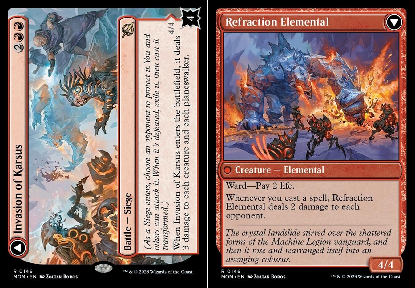 Invasion of Karsus // Refraction Elemental - Foil