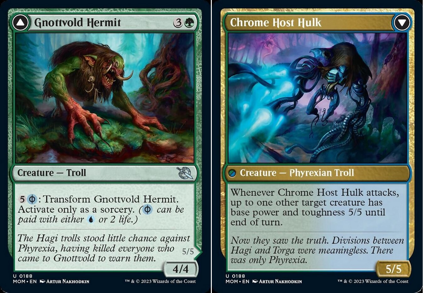 Gnottvold Hermit // Chrome Host Hulk - Foil