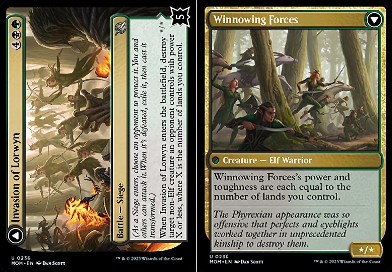 Invasion of Lorwyn // Winnowing Forces - Foil