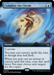 Complete the Circuit (0351) (Extended Art) - Foil