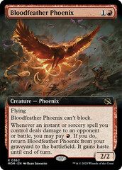 Bloodfeather Phoenix - Extended Art