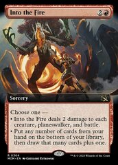 Into the Fire - Foil - Extended Art