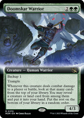 Doomskar Warrior - Extended Art