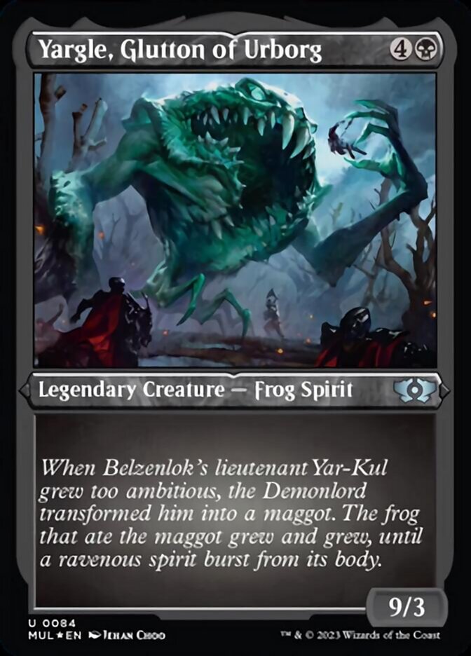 Yargle, Glutton of Urborg - Foil Etched