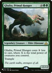 Ghalta, Primal Hunger - The List