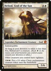 Heliod, God of the Sun - The List