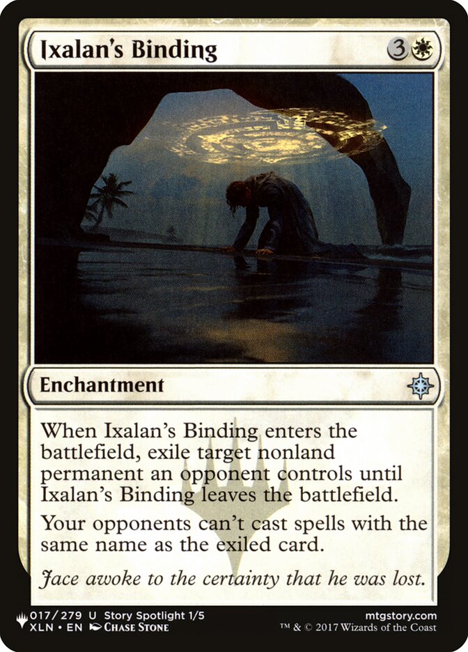 Ixalans Binding - The List