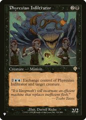 Phyrexian Infiltrator - The List