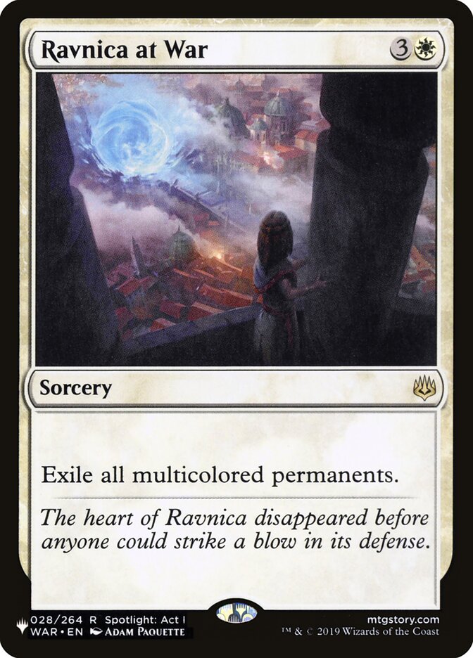 Ravnica at War - The List