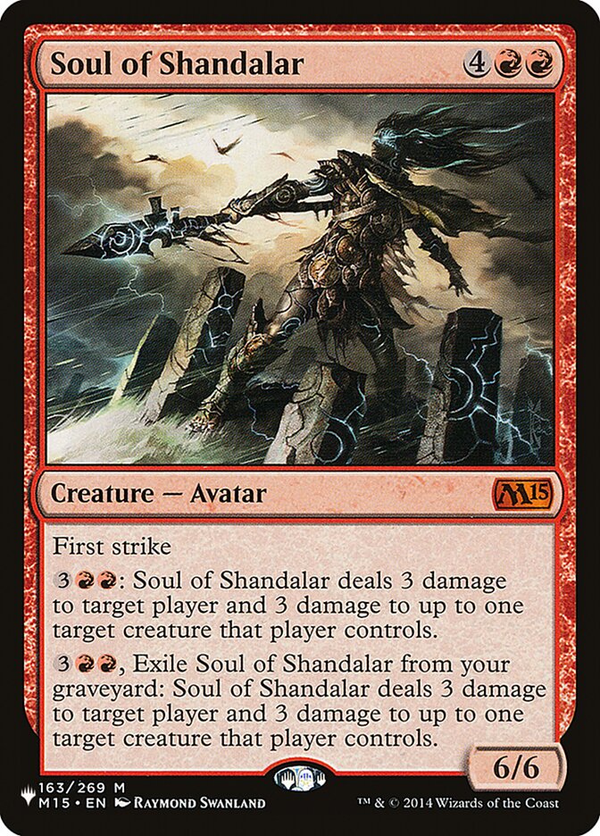 Soul of Shandalar - The List