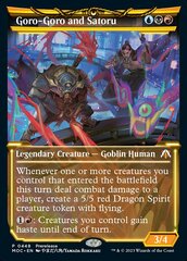 Goro-Goro and Satoru (Showcase) - Foil