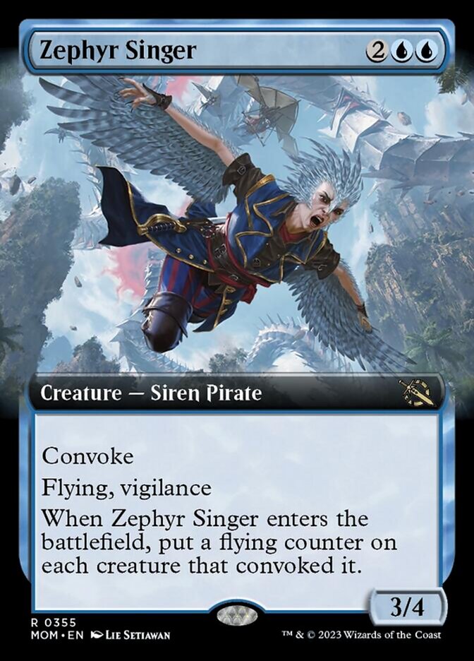 Zephyr Singer - Foil - Extended Art