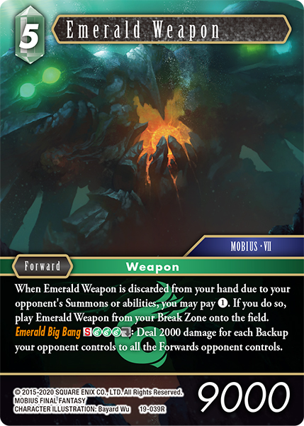 Emerald Weapon - 19-039R - Foil