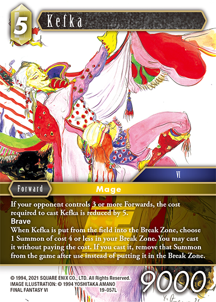 Kefka - 19-057L - Foil