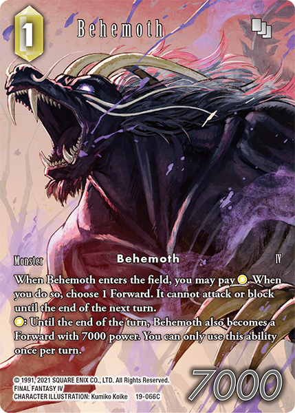 Behemoth - 19-066C - Full Art