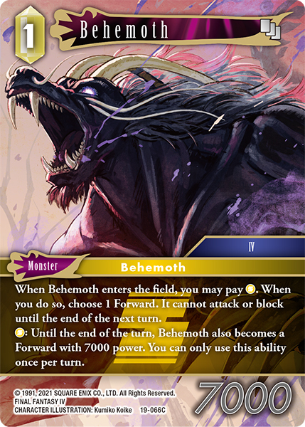 Behemoth - 19-066C - Foil