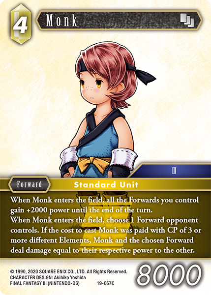 Monk - 19-067C - Foil