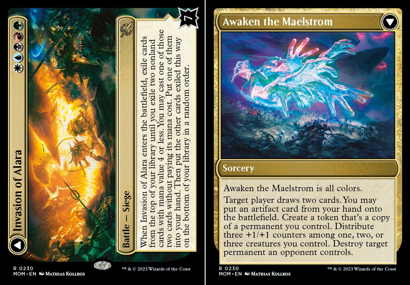 Invasion of Alara // Awaken the Maelstrom - Foil