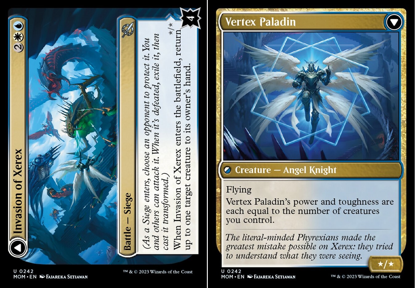 Invasion of Xerex // Vertex Paladin - Foil