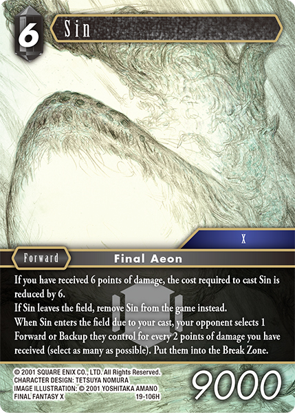 Sin - 19-106H - Foil