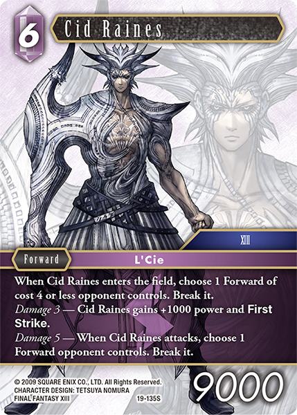 Cid Raines - 19-135S - Foil