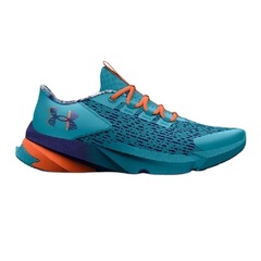 Under Armour - Boys' Grade School UA Scramjet 5 Running Shoes - Blue Surf-Sonar Blue - 401
