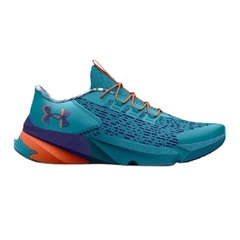 Under Armour - Boys' Pre-School UA Scramjet 5 AL Running Shoes - Blue Surf-Sonar Blue - 400