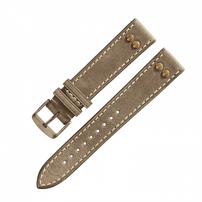 Laco Watch Straps Leather Strap Oliv - 402181.XL