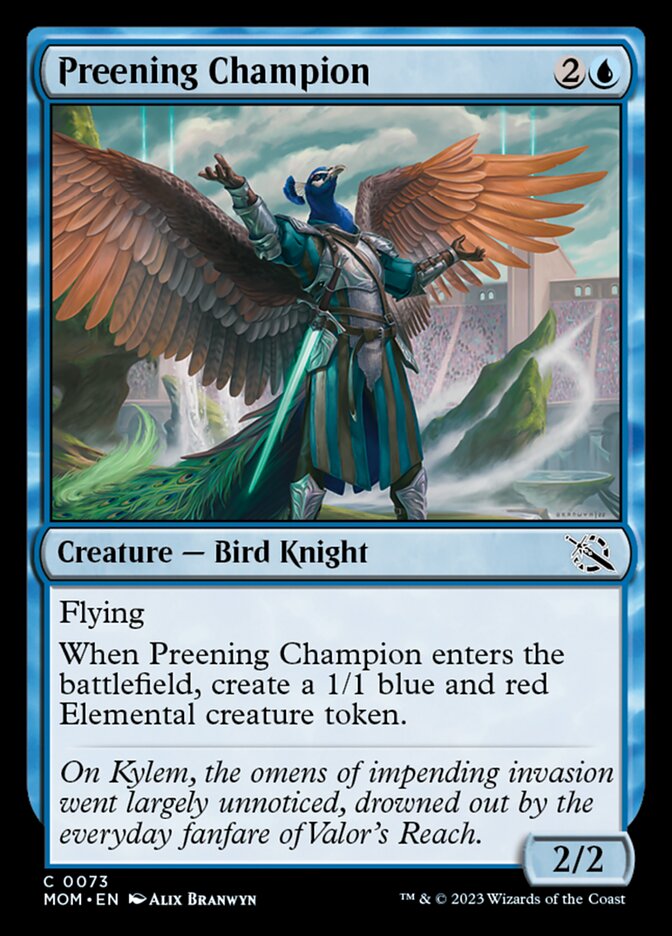 Preening Champion - Foil