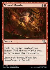 Wrenn's Resolve - Foil