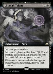 Liliana's Talent - Extended Art - Commander: March of the Machine