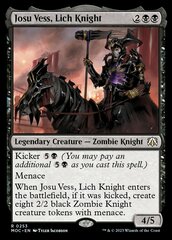 Josu Vess, Lich Knight - Commander: March of the Machine