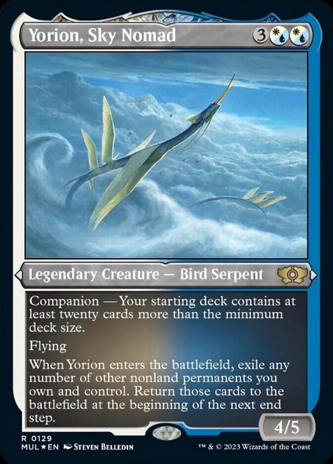 Yorion, Sky Nomad - Foil Etched