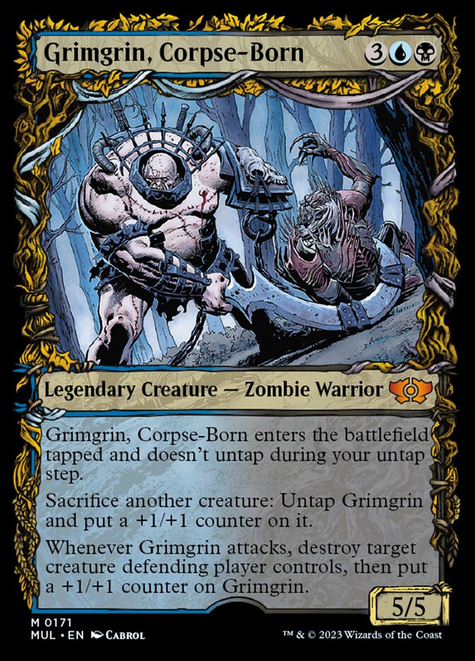 Grimgrin, Corpse-Born - Halo Foil