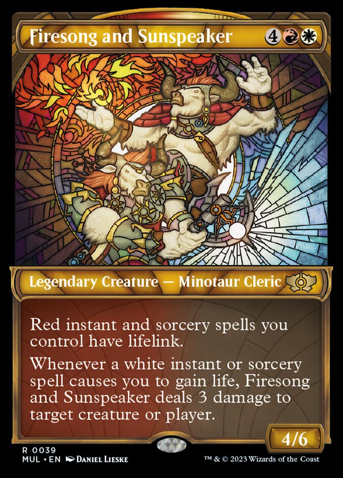 Firesong and Sunspeaker - Foil