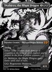 Skithiryx, the Blight Dragon (0017) (Borderless) (Showcase) - Foil