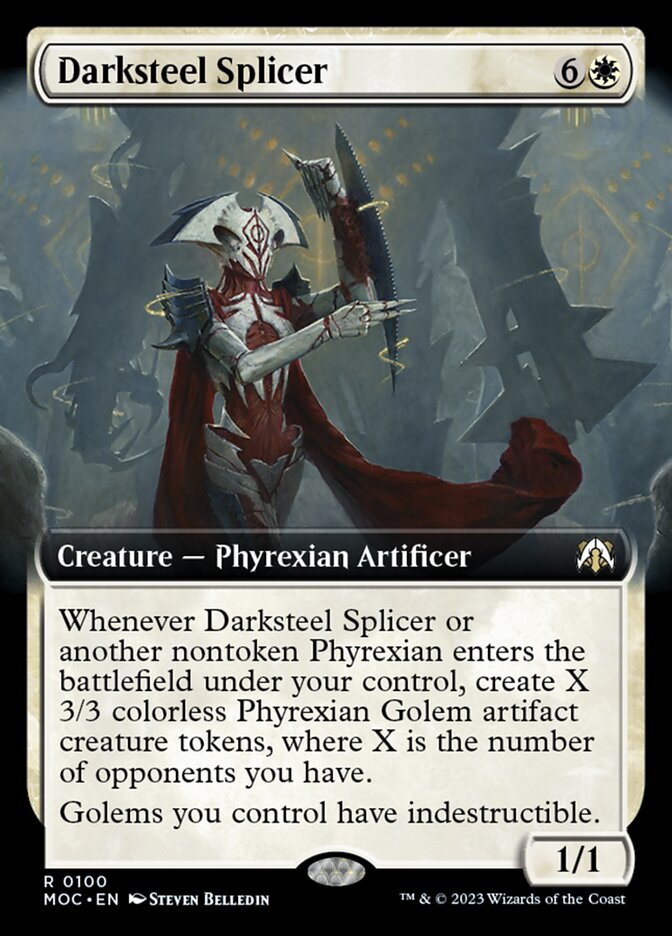 Darksteel Splicer - Foil - Extended Art