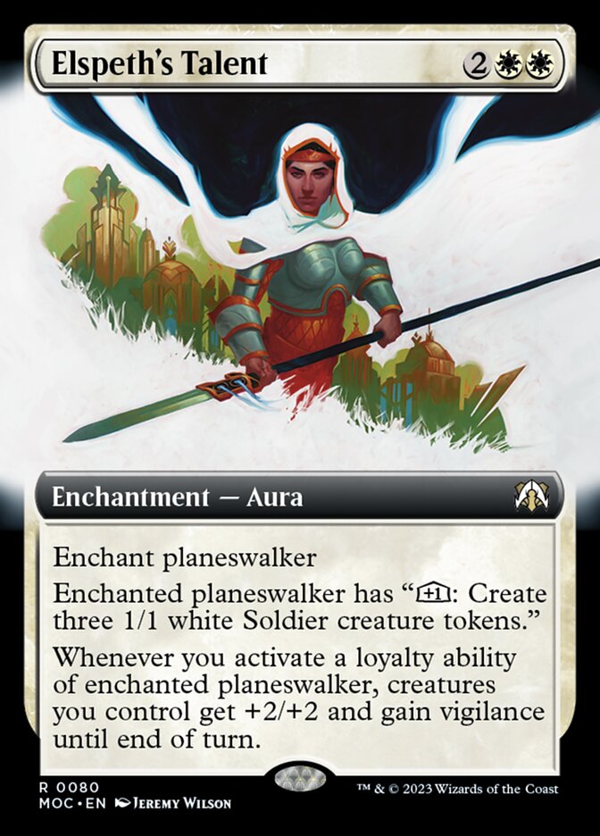 Elspeths Talent - Foil - Extended Art