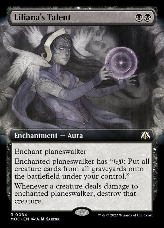 Lilianas Talent - Foil - Extended Art