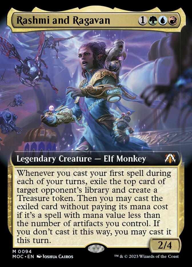 Rashmi and Ragavan - Foil - Extended Art
