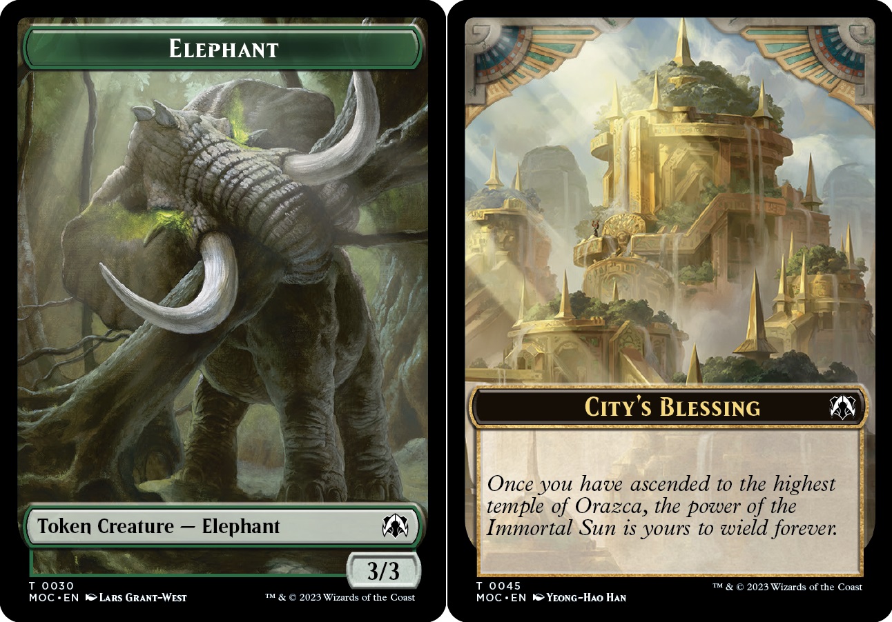 Elephant // Citys Blessing Double-sided Token