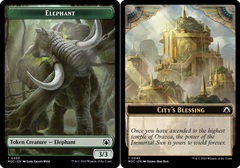 City's Blessing (0045) // Elephant (0030) Double-Sided Token