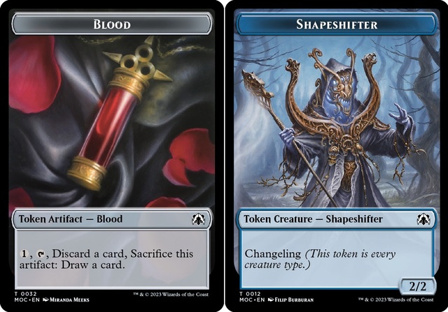 Blood // Shapeshifter Double-sided Token